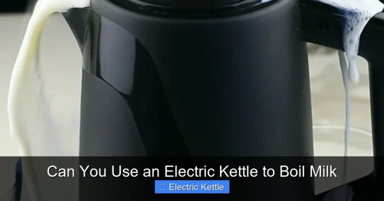 Can You Use an Electric Kettle to Boil Milk