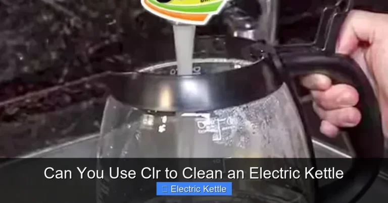 Can You Use Clr to Clean an Electric Kettle