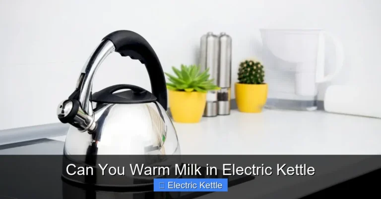 Can You Warm Milk in Electric Kettle