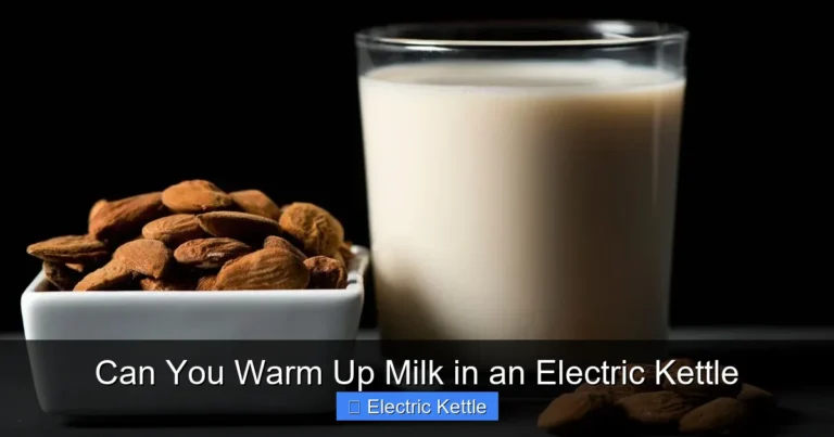 Can You Warm Up Milk in an Electric Kettle