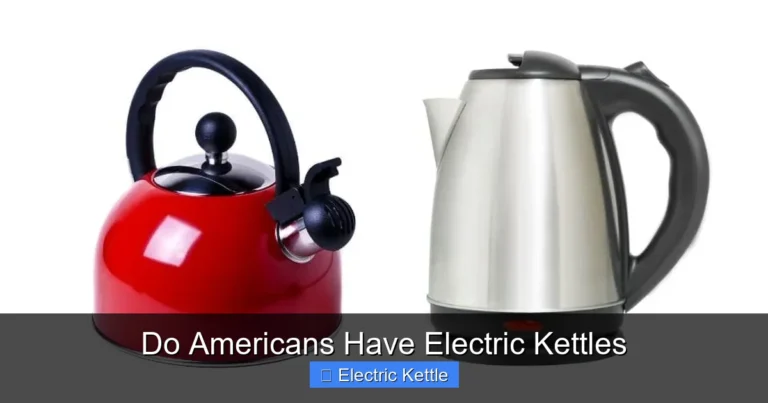 Do Americans Have Electric Kettles