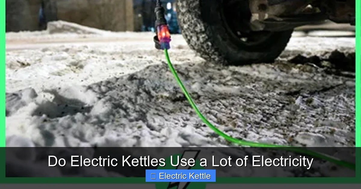 Do Electric Kettles Use a Lot of Electricity