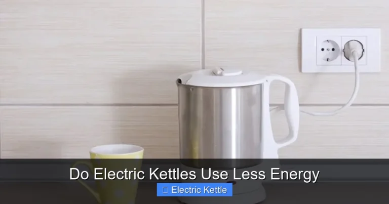 Do Electric Kettles Use Less Energy