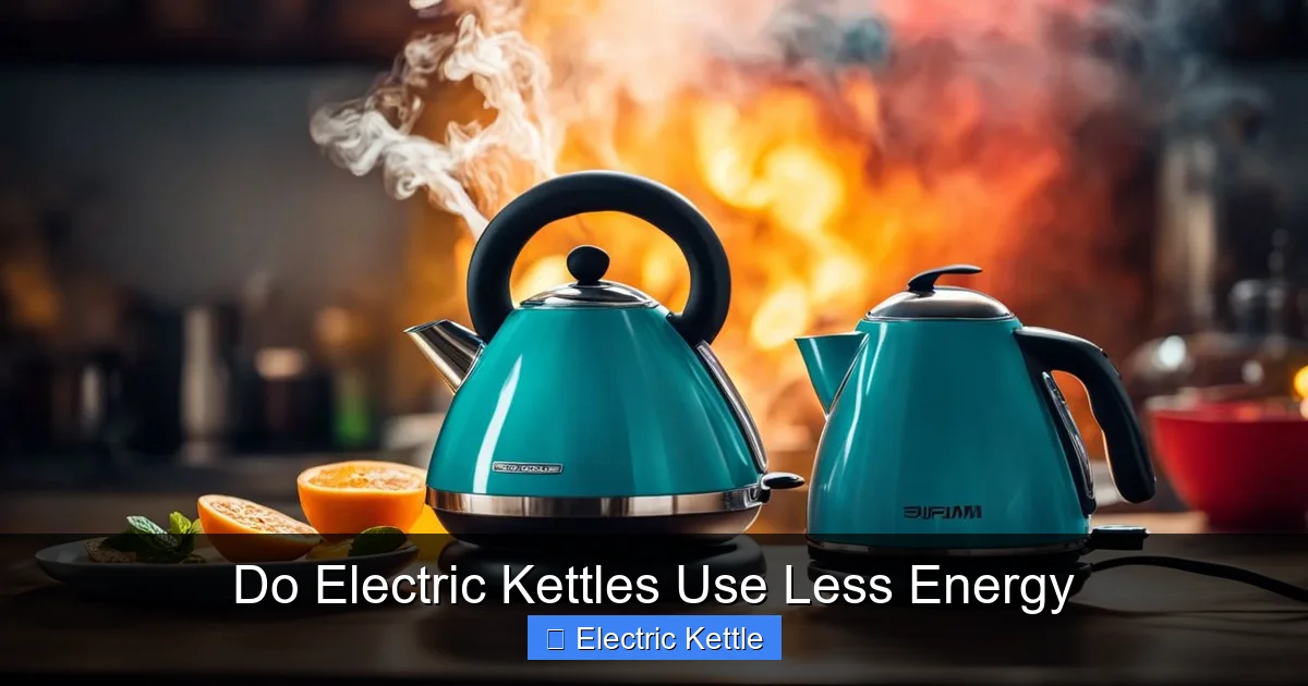 Do Electric Kettles Use Less Energy