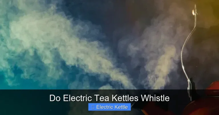 Do Electric Tea Kettles Whistle