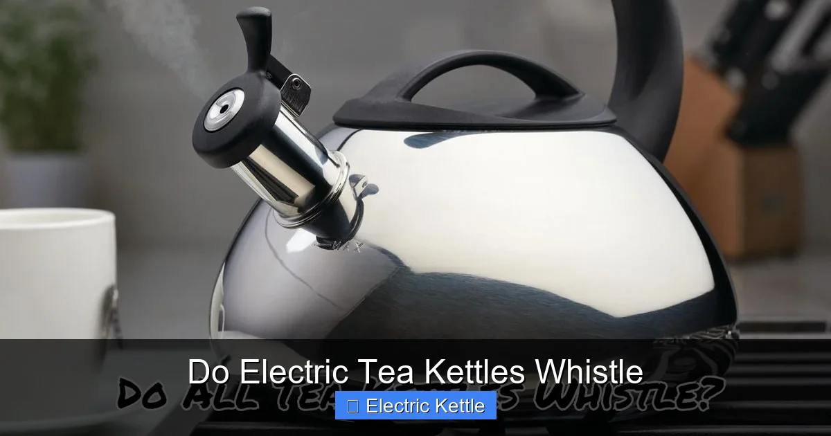 Do Electric Tea Kettles Whistle