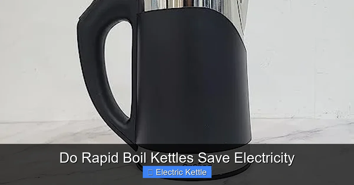 Do Rapid Boil Kettles Save Electricity