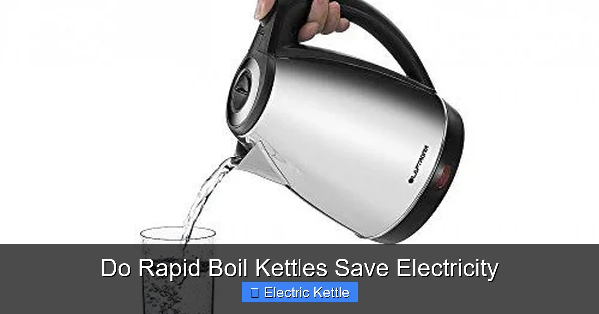 Do Rapid Boil Kettles Save Electricity