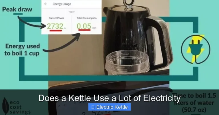Does a Kettle Use a Lot of Electricity