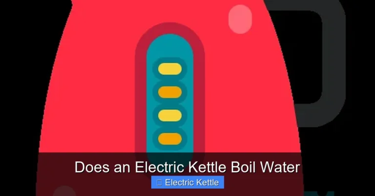 Does an Electric Kettle Boil Water