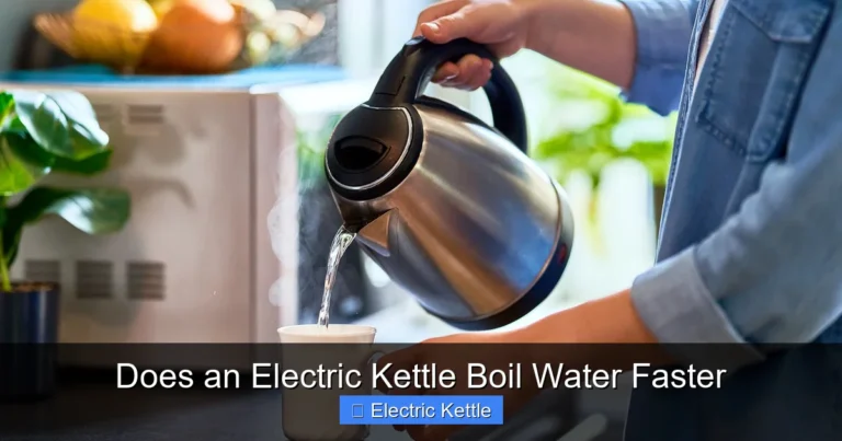 Does an Electric Kettle Boil Water Faster