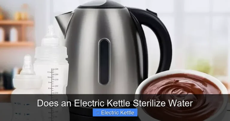 Does an Electric Kettle Sterilize Water