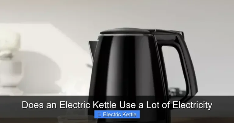 Does an Electric Kettle Use a Lot of Electricity