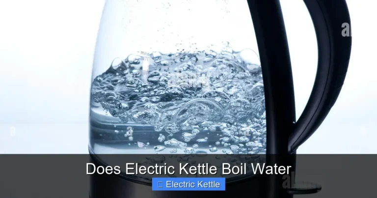 Does Electric Kettle Boil Water