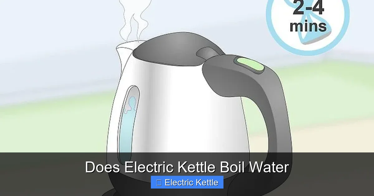 Does Electric Kettle Boil Water