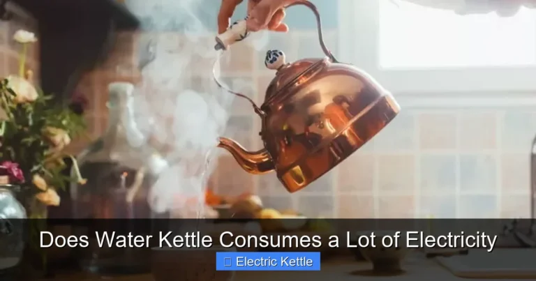 Does Water Kettle Consumes a Lot of Electricity
