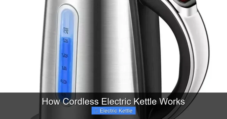 How Cordless Electric Kettle Works