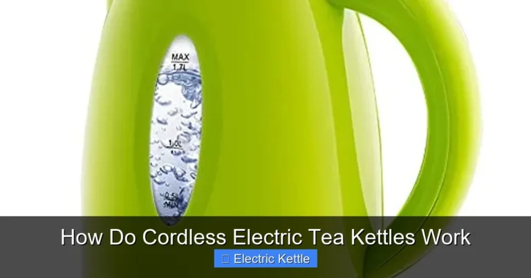 How Do Cordless Electric Tea Kettles Work