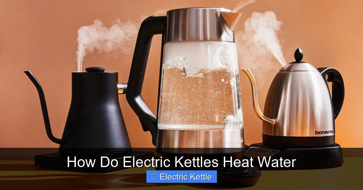 How Do Electric Kettles Heat Water