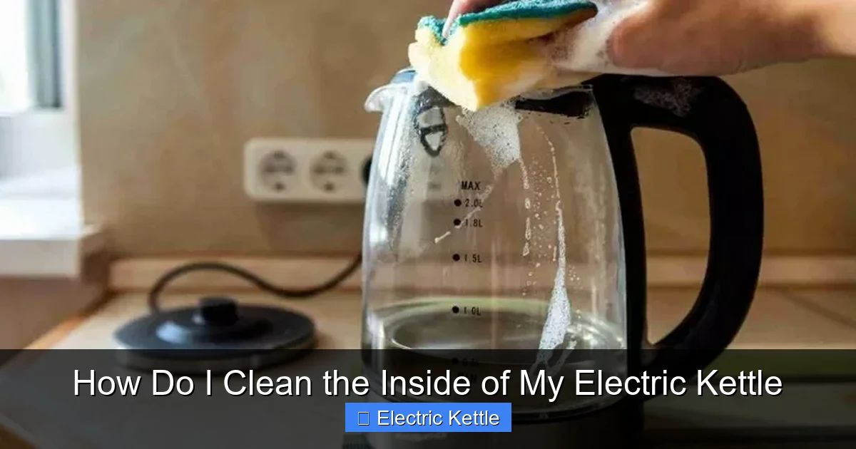 How Do I Clean the Inside of My Electric Kettle