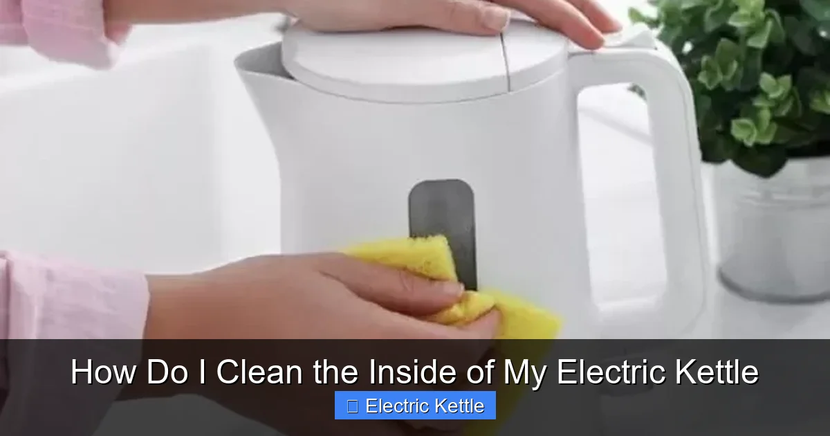 How Do I Clean the Inside of My Electric Kettle
