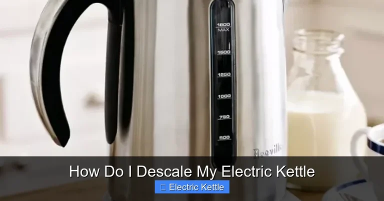 How Do I Descale My Electric Kettle