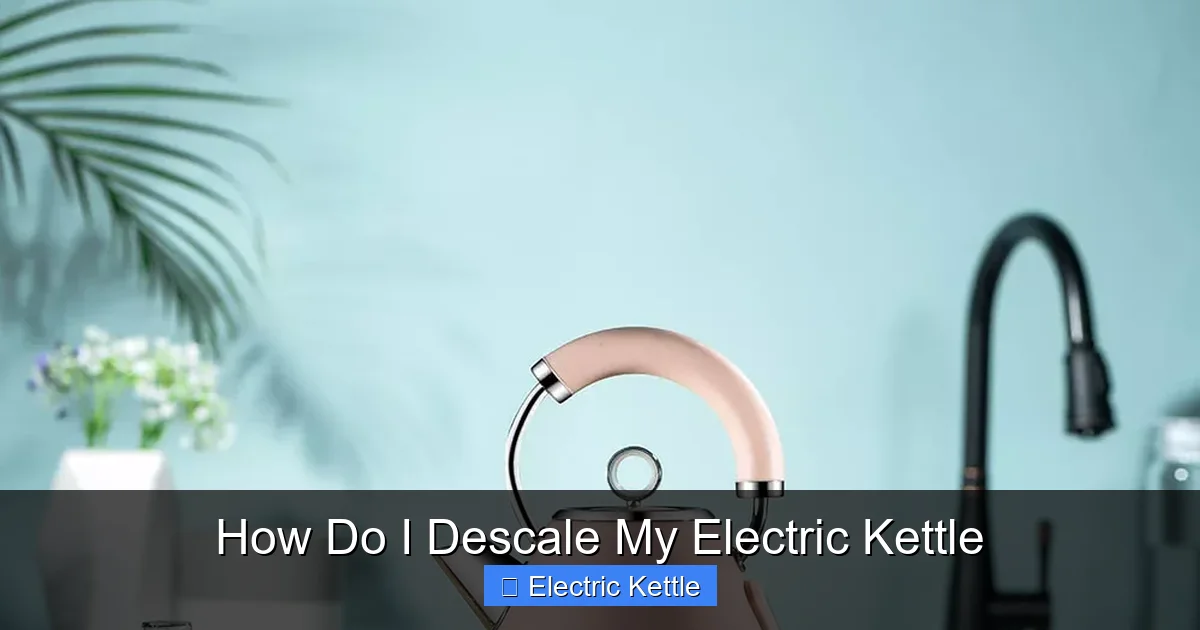 How Do I Descale My Electric Kettle