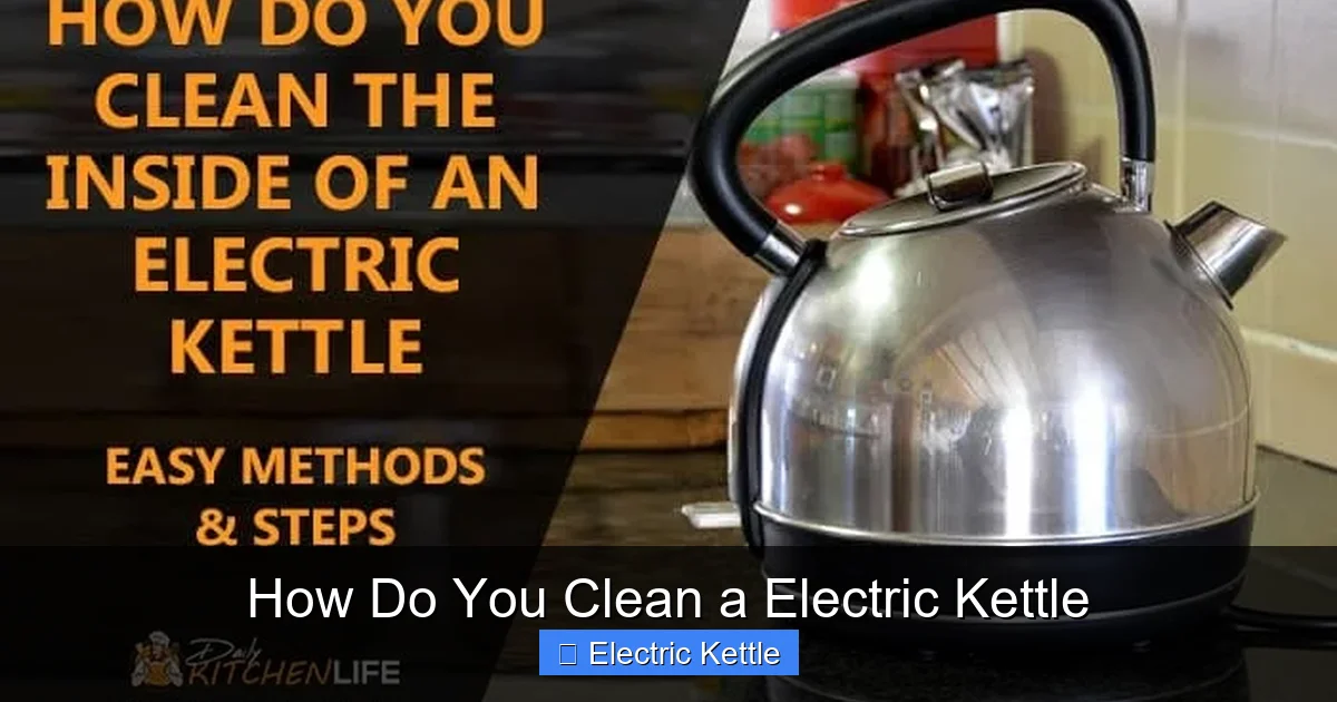 How Do You Clean a Electric Kettle