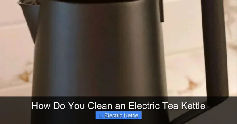 How Do You Clean an Electric Tea Kettle