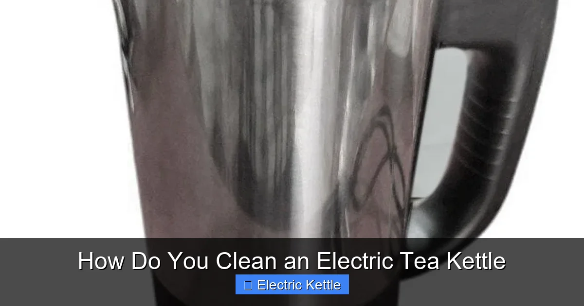 How Do You Clean an Electric Tea Kettle