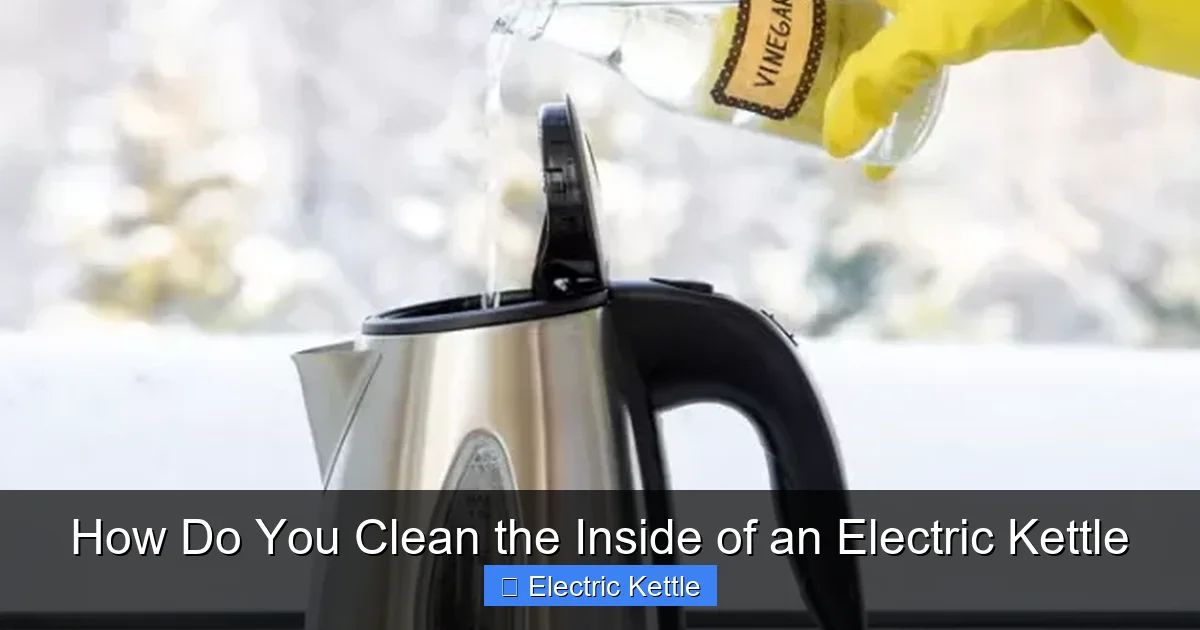 How Do You Clean the Inside of an Electric Kettle