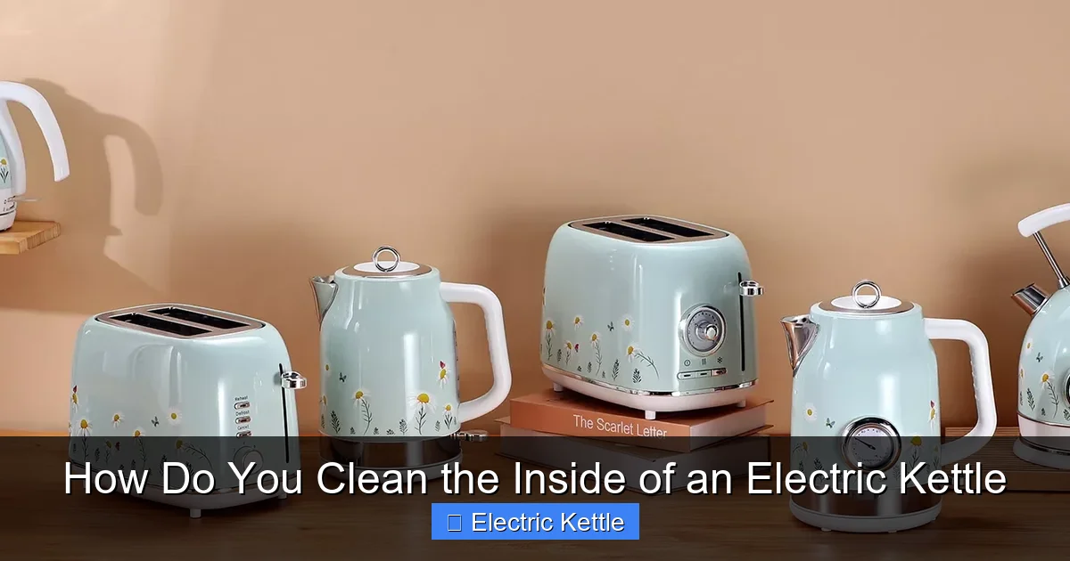 How Do You Clean the Inside of an Electric Kettle