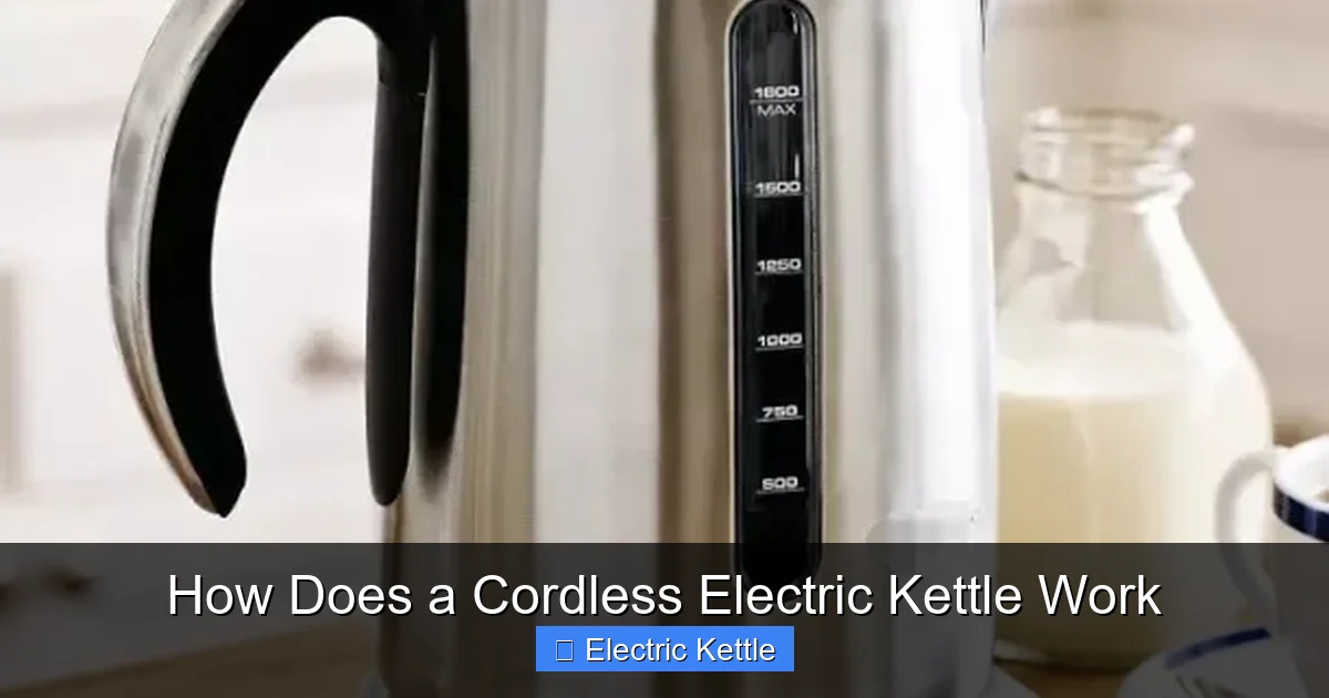 How Does a Cordless Electric Kettle Work