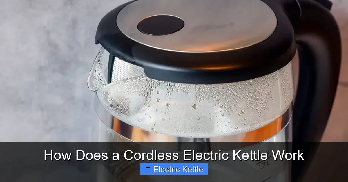 How Does a Cordless Electric Kettle Work