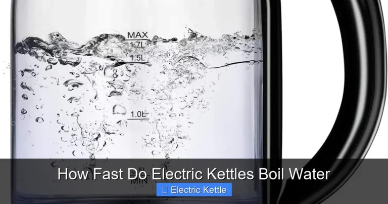 How Fast Do Electric Kettles Boil Water