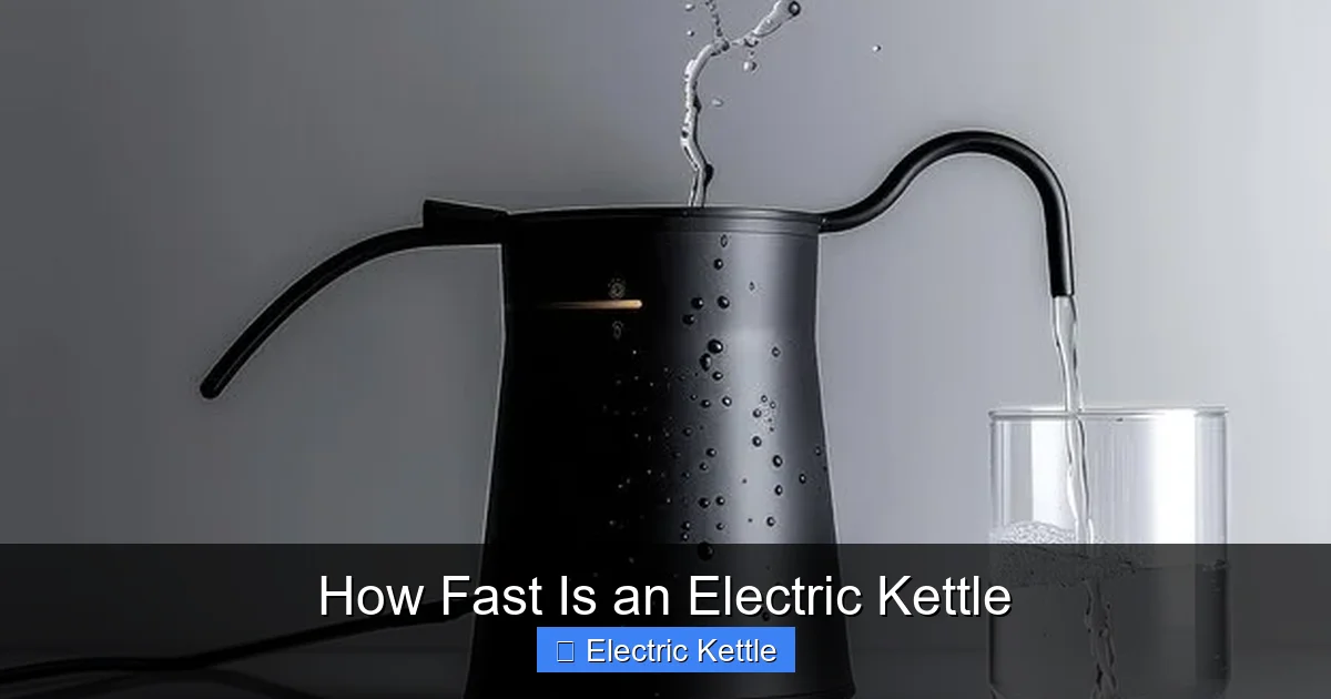 How Fast Is an Electric Kettle