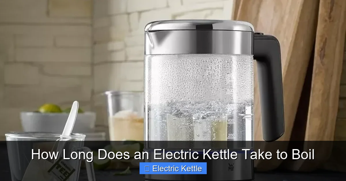 How Long Does an Electric Kettle Take to Boil