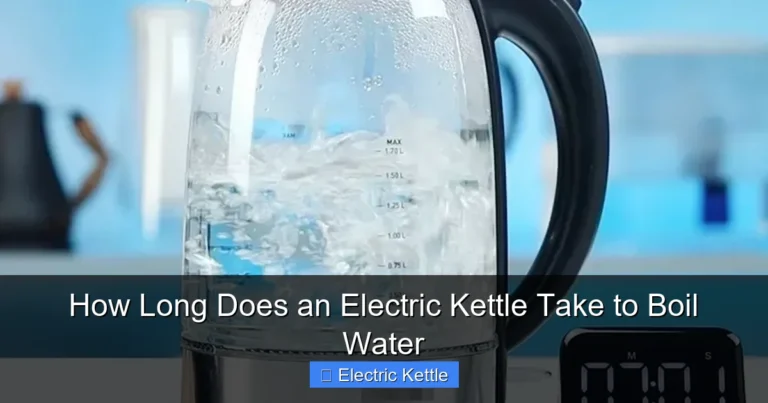 How Long Does an Electric Kettle Take to Boil Water