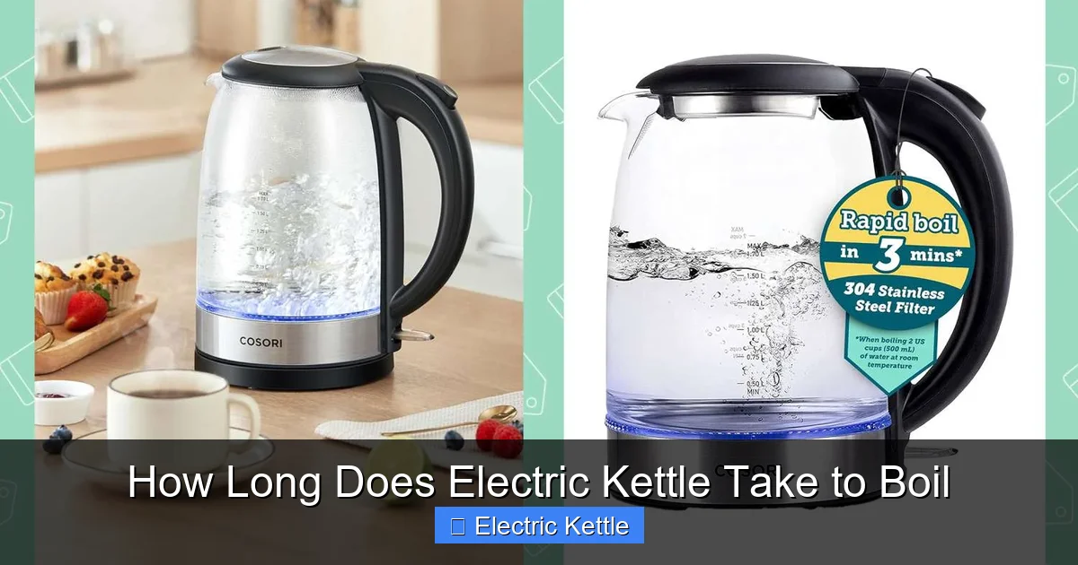 How Long Does Electric Kettle Take to Boil
