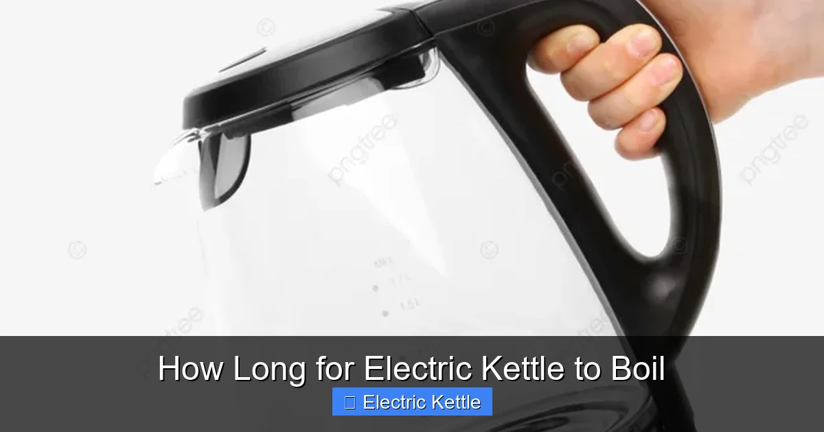 How Long for Electric Kettle to Boil