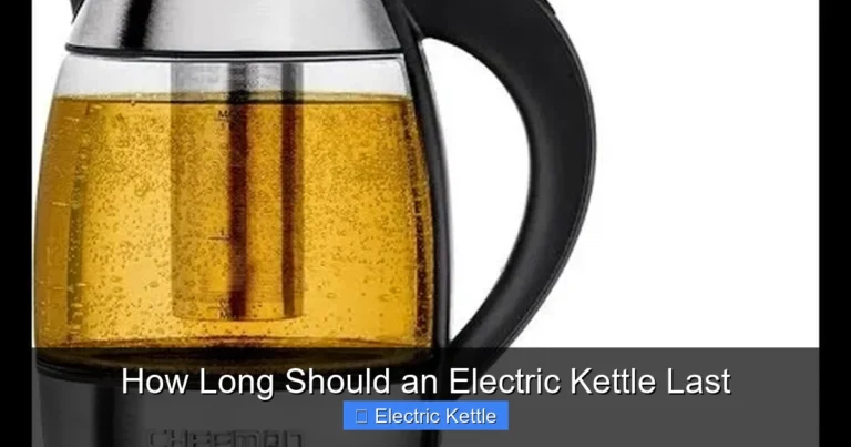 How Long Should an Electric Kettle Last