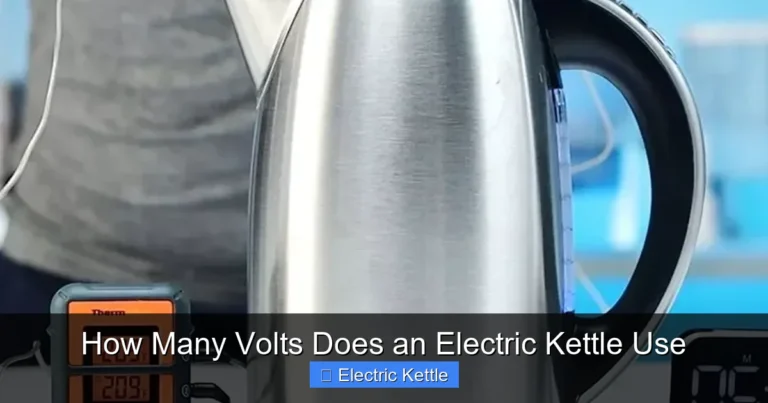 How Many Volts Does an Electric Kettle Use
