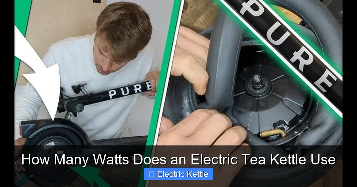 How Many Watts Does an Electric Tea Kettle Use