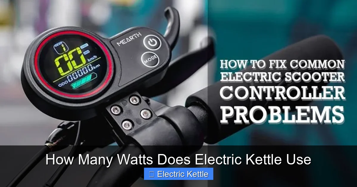 How Many Watts Does Electric Kettle Use