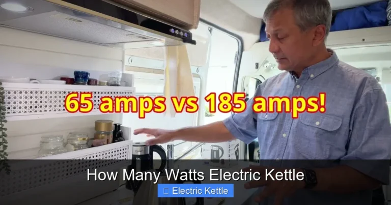 How Many Watts Electric Kettle