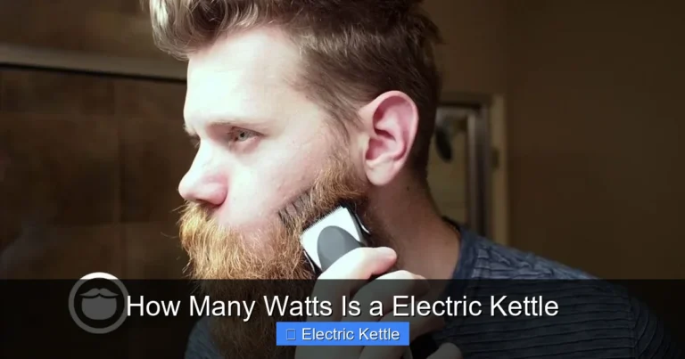 How Many Watts Is a Electric Kettle