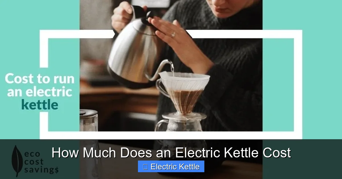 How Much Does an Electric Kettle Cost