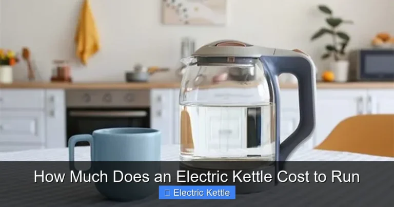 How Much Does an Electric Kettle Cost to Run