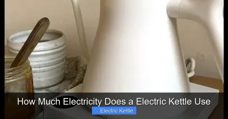 How Much Electricity Does a Electric Kettle Use