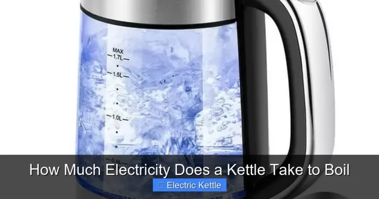 How Much Electricity Does a Kettle Take to Boil